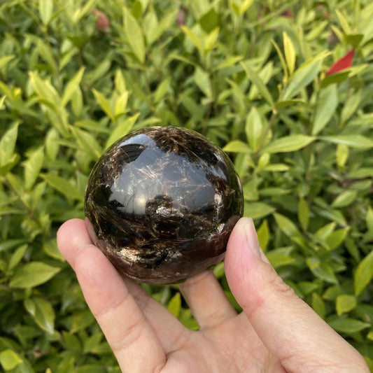 Natural Golden Mica Crystal Sphere