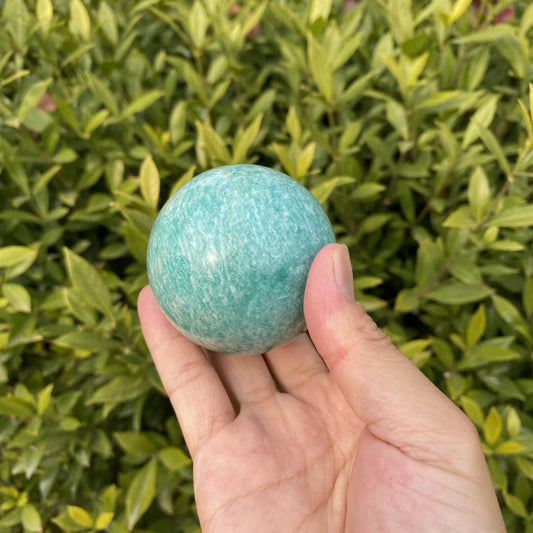 Natural Amazonite Crystal Sphere