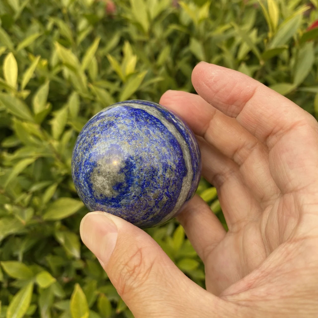 Natural Lapis Lazuli Crystal Sphere