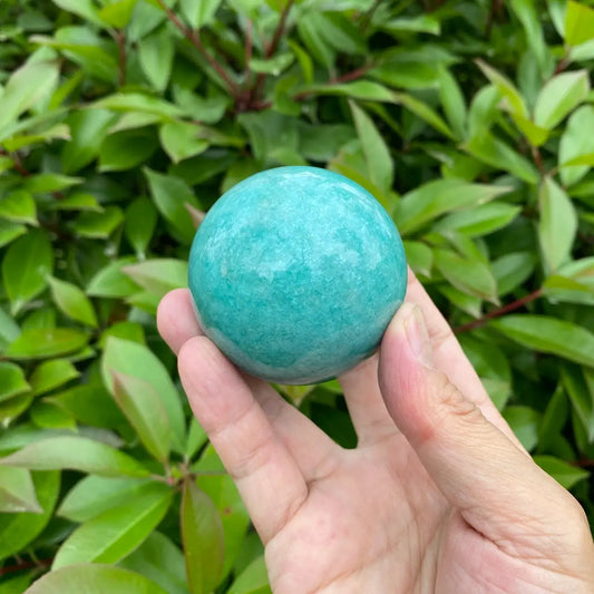 Natural Amazonite Crystal Sphere