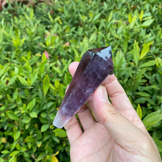 Natural Amethyst Wand Carving
