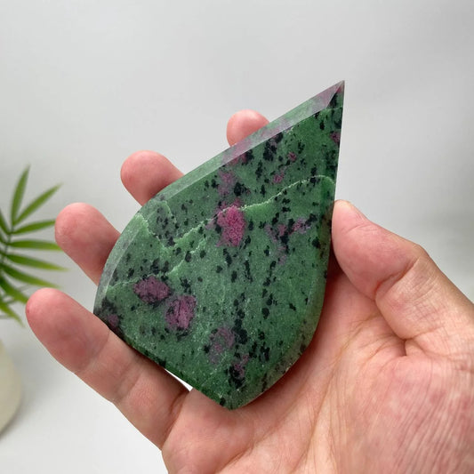 Natural Ruby in Zoisite Teardrop