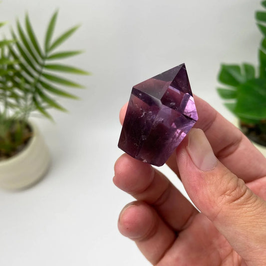 Natural Amethyst Tower Carving