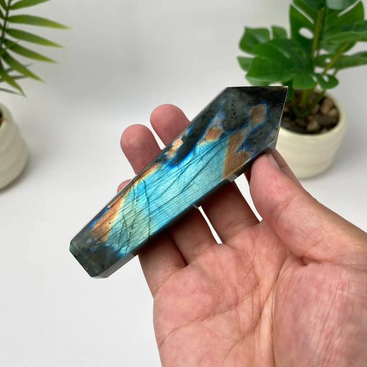Natural Labradorite Pipe