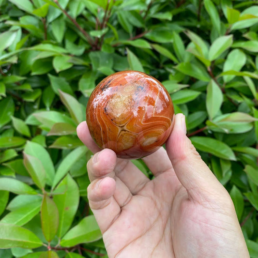 Natural Sardonyx Agate Crystal Sphere