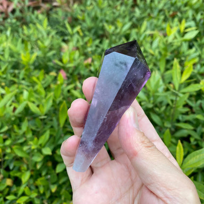 Natural Amethyst Wand Carving