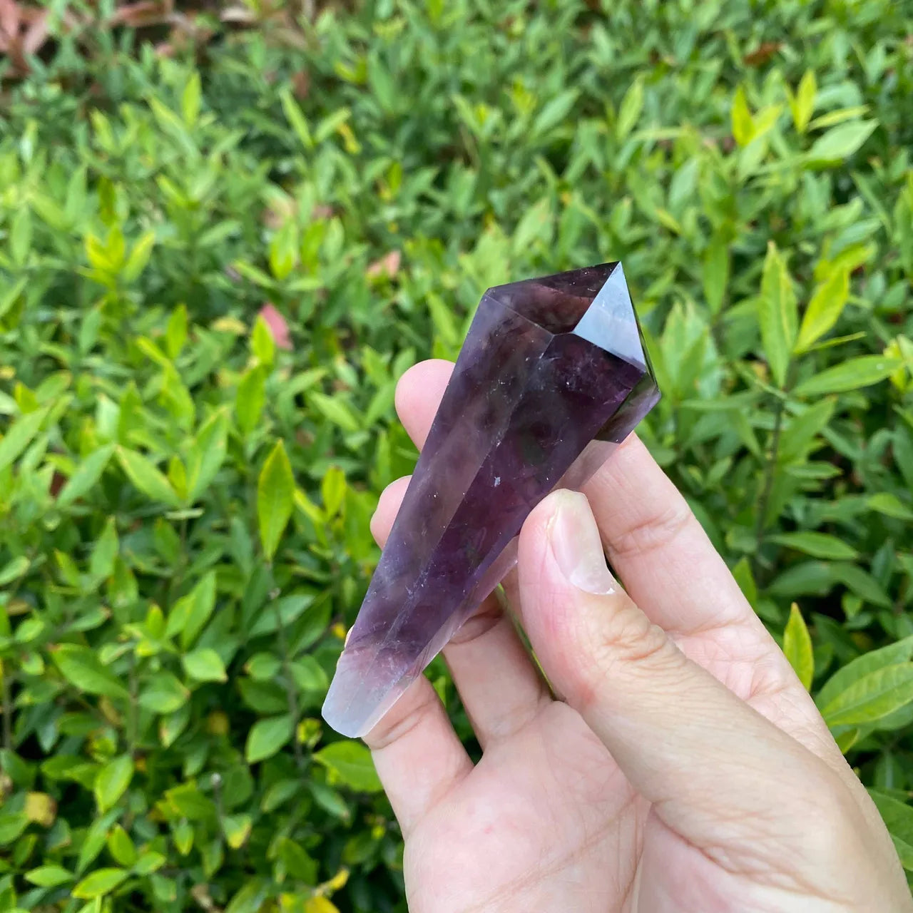 Natural Amethyst Wand Carving