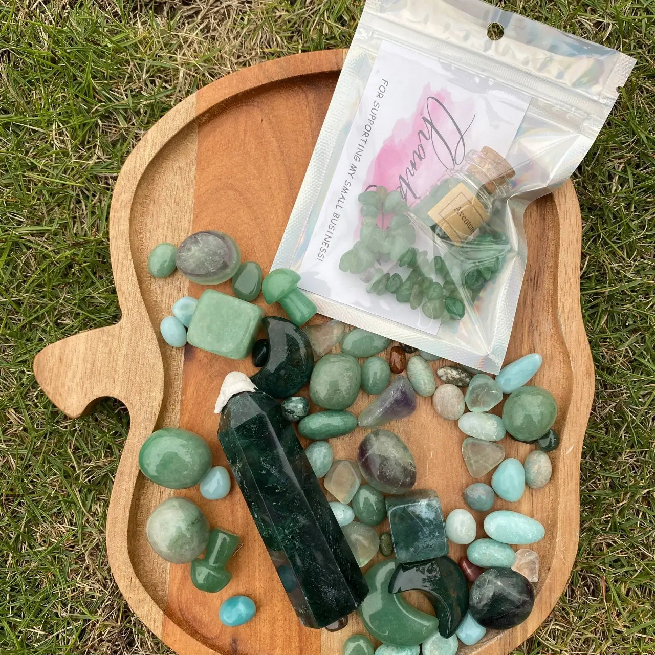 Green Crystal Confetti