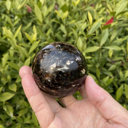 Natural Golden Mica Crystal Sphere