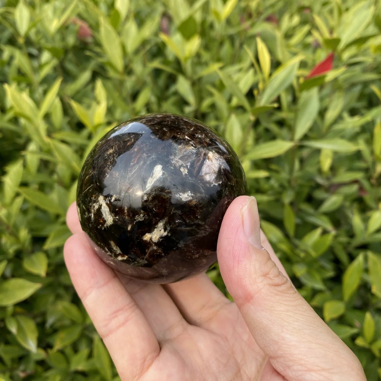 Natural Golden Mica Crystal Sphere