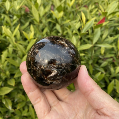 Natural Golden Mica Crystal Sphere