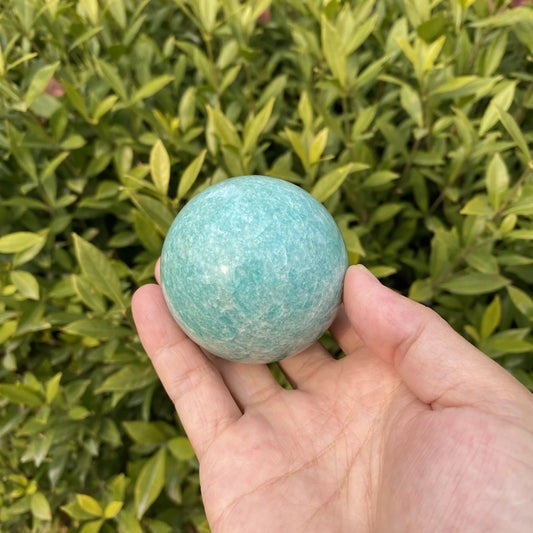 Natural Amazonite Crystal Sphere