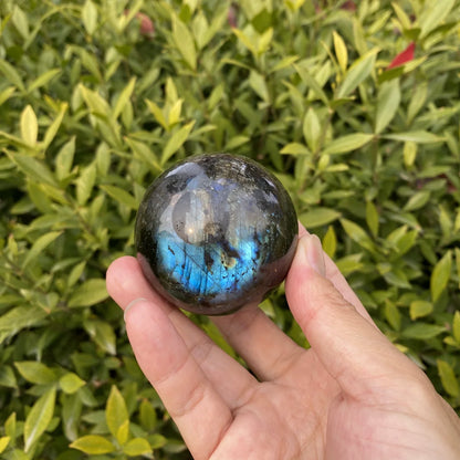 Natural Labradorite Crystal Sphere