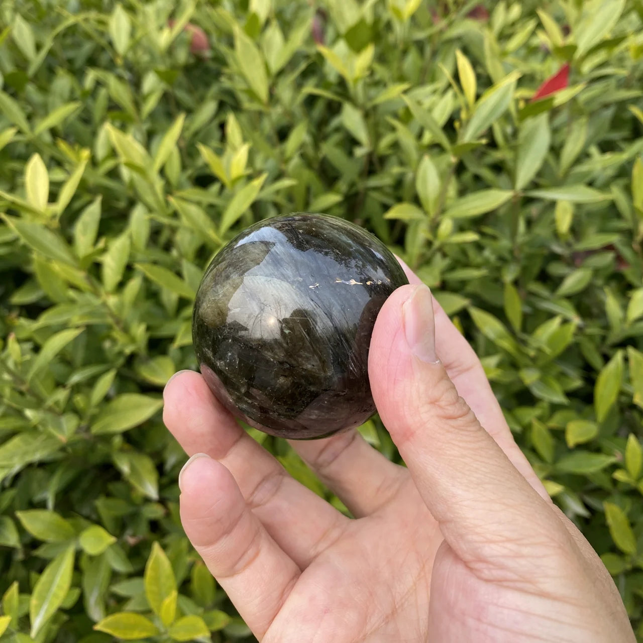 Natural Labradorite Crystal Sphere