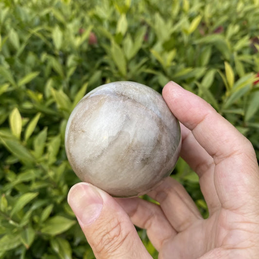 Natural Moonstone Crystal Sphere