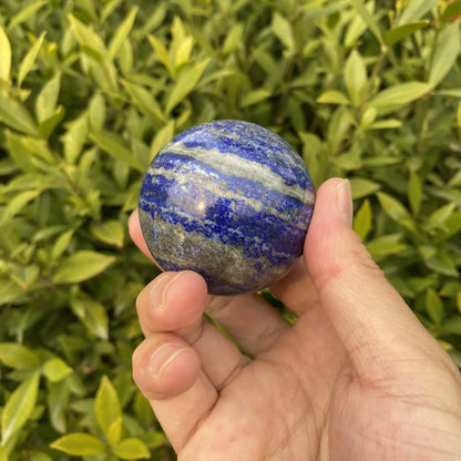 Natural Lapis Lazuli Crystal Sphere