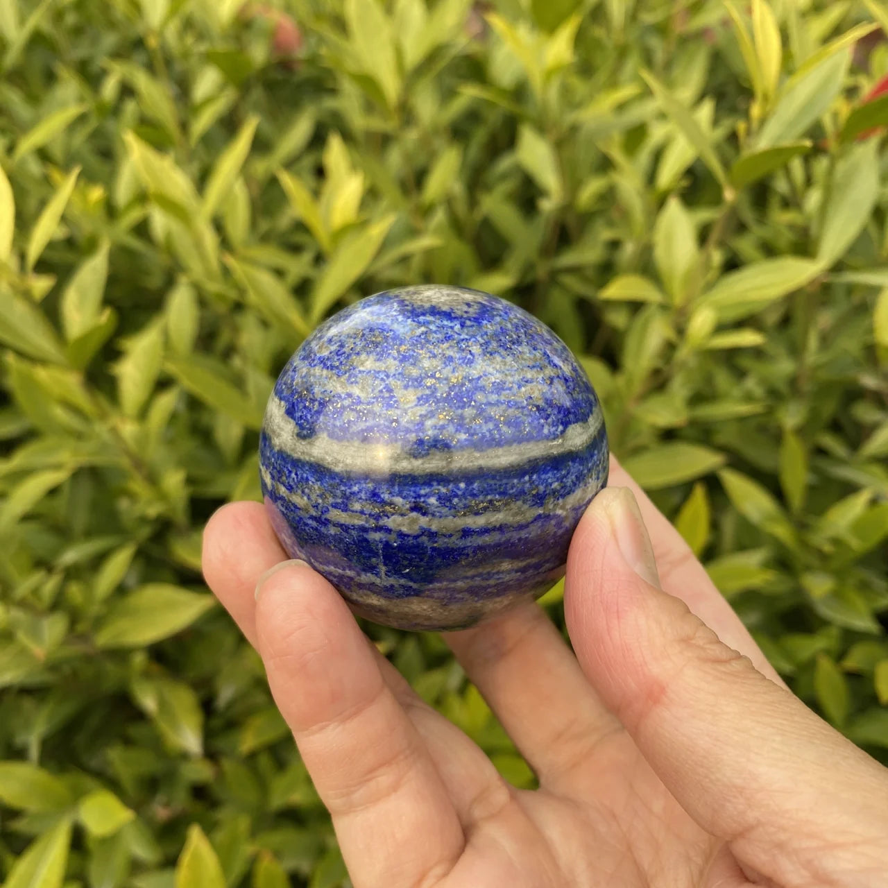 Natural Lapis Lazuli Crystal Sphere