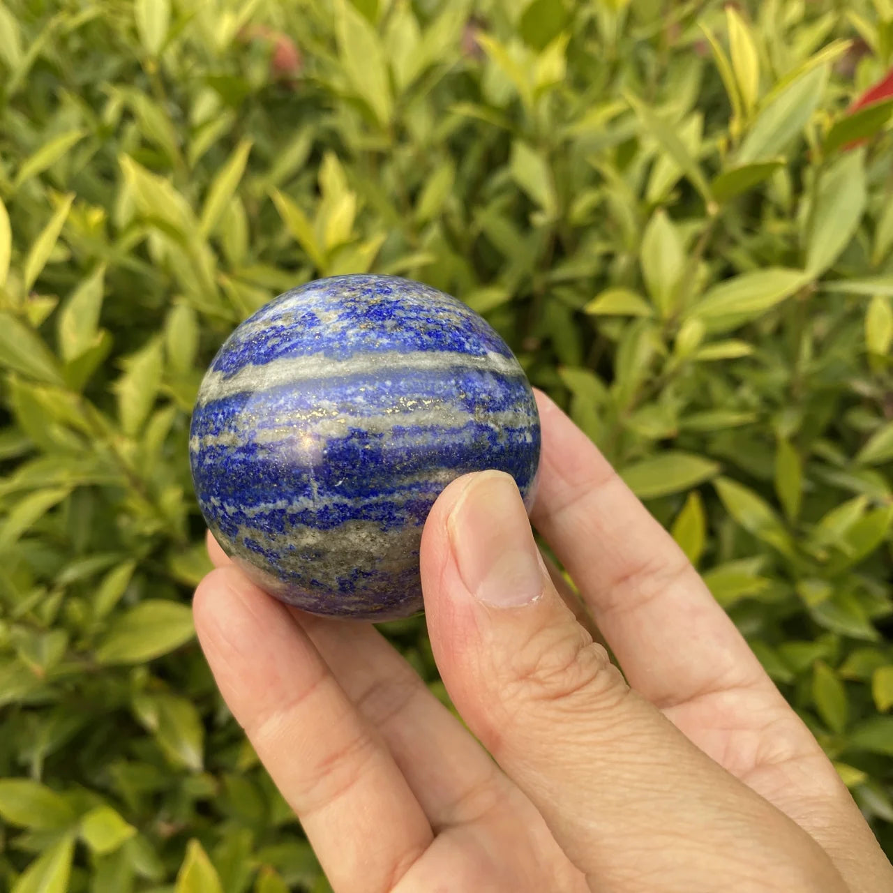 Natural Lapis Lazuli Crystal Sphere