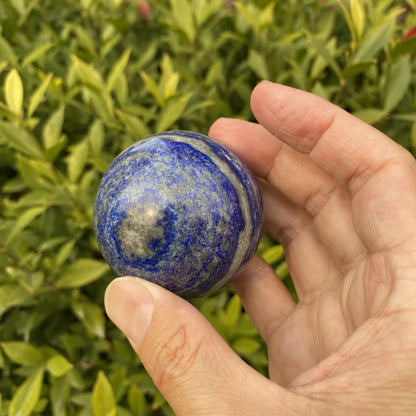 Natural Lapis Lazuli Crystal Sphere