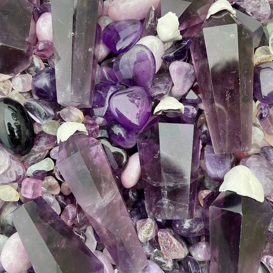 Purple Crystal Confetti