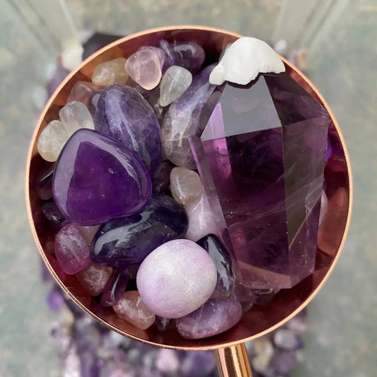 Purple Crystal Confetti