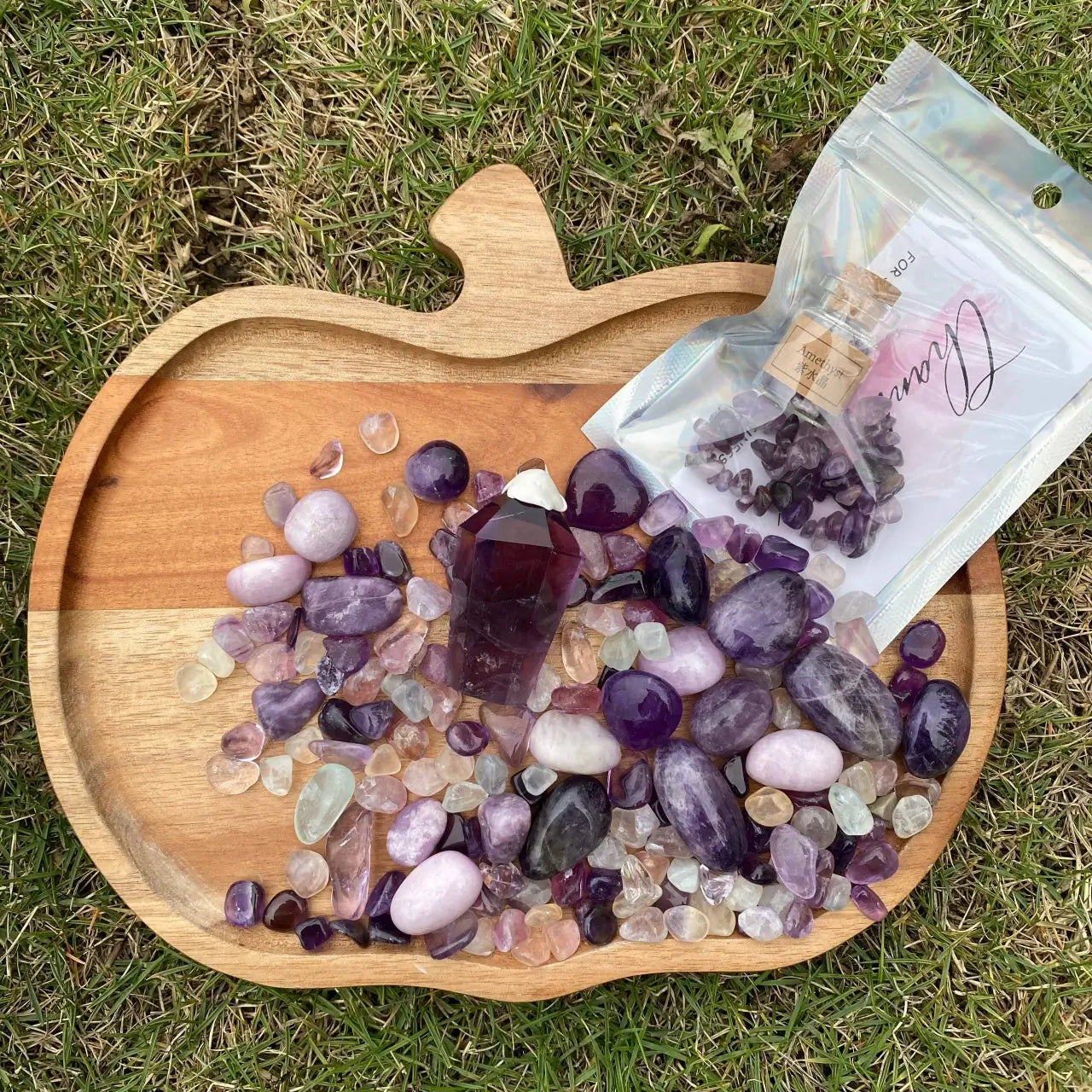 Purple Crystal Confetti