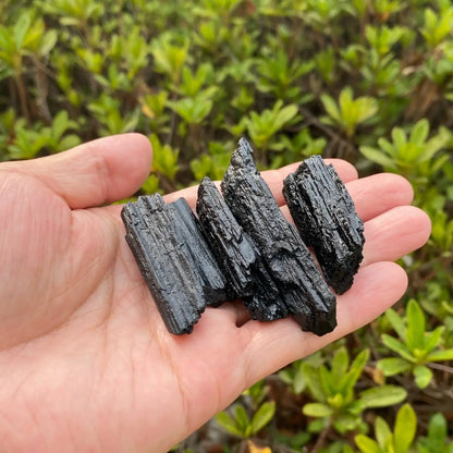 Natural Black Tourmaline Raw Stick – Protection Crystal