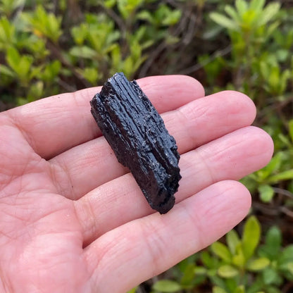 Natural Black Tourmaline Raw Stick – Protection Crystal