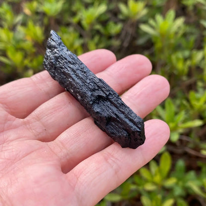 Natural Black Tourmaline Raw Stick – Protection Crystal