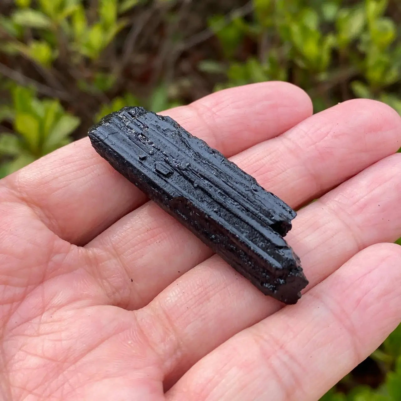 Natural Black Tourmaline Raw Stick – Protection Crystal
