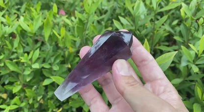 Natural Amethyst Wand Carving