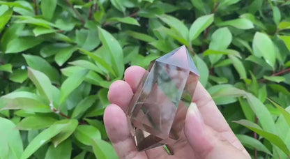 Natural Smoky Quartz Tower