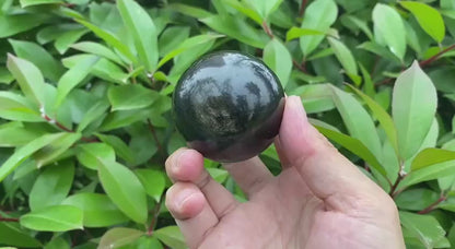 Natural Obsidian Sphere
