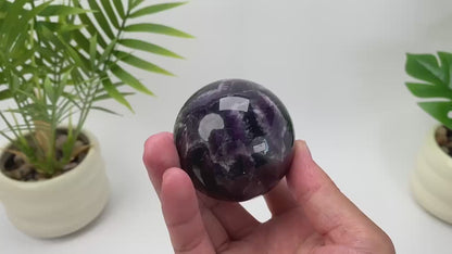 Natural Dream Amethyst Sphere