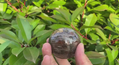 Natural Layered Phantom Quartz Sphere