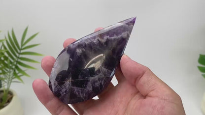 Natural Dream Amethyst Teardrop