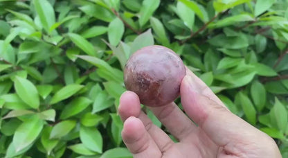 Natural Rhodonite Sphere