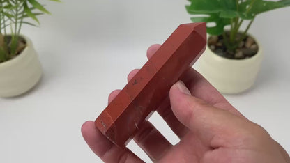Natural Red Jasper Tower