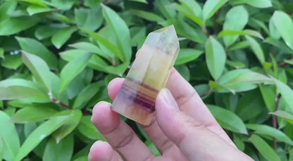 Natural Yellow Fluorite Tower