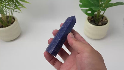 Natural Lapis Lazuli Tower