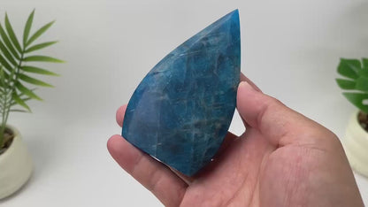 Natural Blue Apatite Teardrop