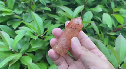 Natural Fire Quartz Tower