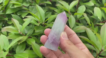 Natural Rainbow Fluorite Tower