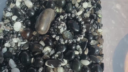 Black Crystal Confetti