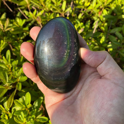 Natural Rainbow Obsidian Freeform