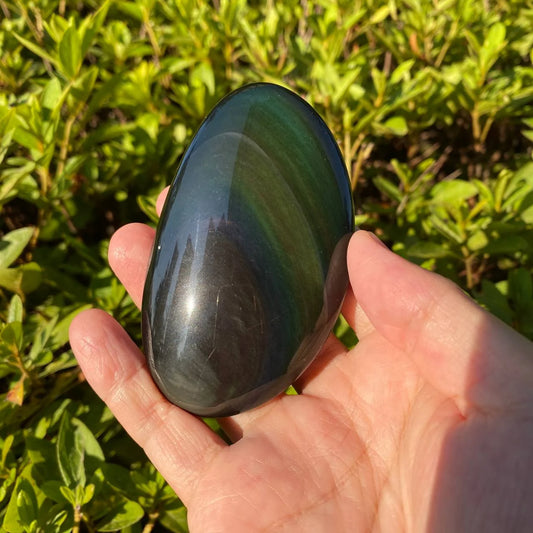 Natural Rainbow Obsidian Freeform