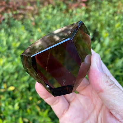 Natural Smoky Quartz Freeform Carving