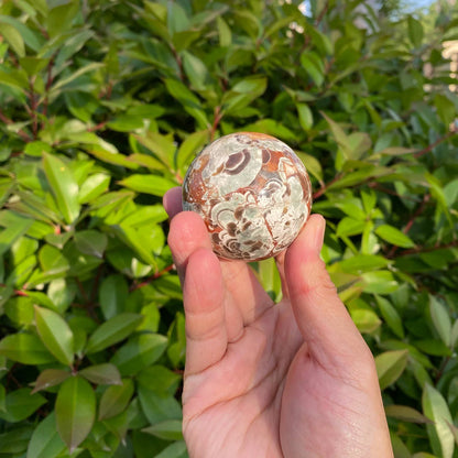 Natural Money Agate Crystal Sphere