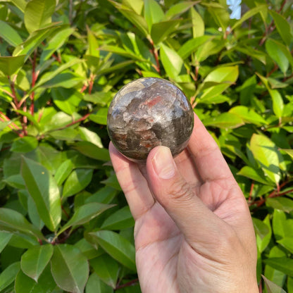 Natural Layered Phantom Quartz Sphere