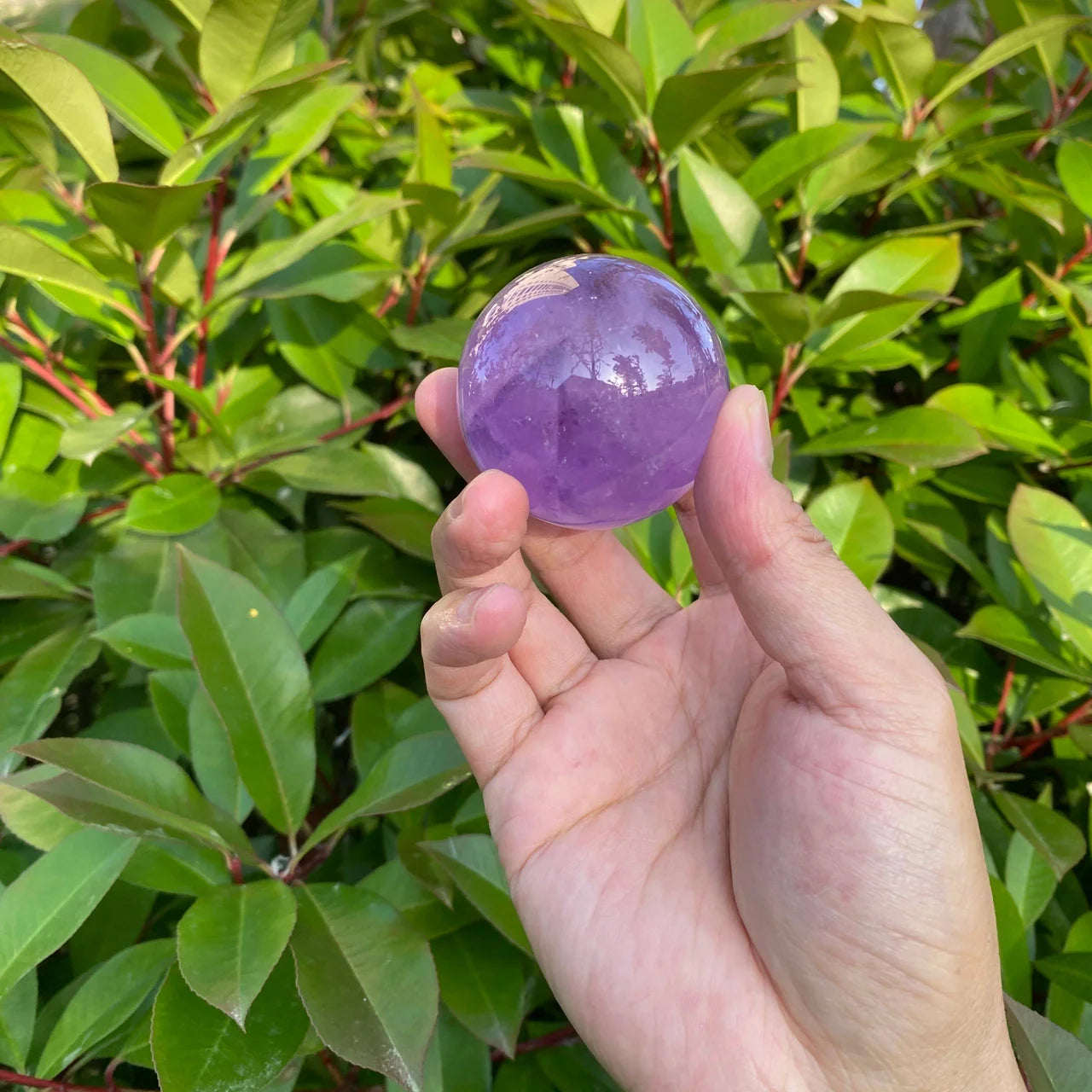 Natural Amethyst Sphere